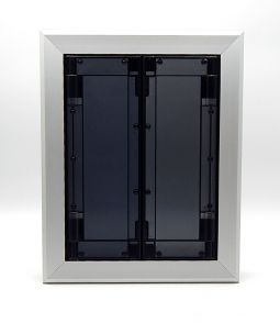 Aluminum Swinging Saloon-Style Dog Door