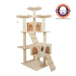 Multi-Level Cat Tree with Sisal Posts, Perches, Condos and Toys