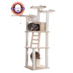 Cat Tree with Sisal Posts, Perches and Condo - Model A8001