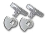 Full Set of Clear Locks for Pet-tek Maxi Door