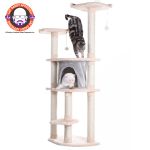Kitty Cat Tree with Sisal Posts, Perches, Condo and Toys