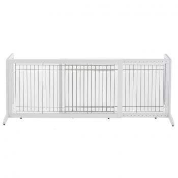 Freestanding Pet Gate Large - Origami White