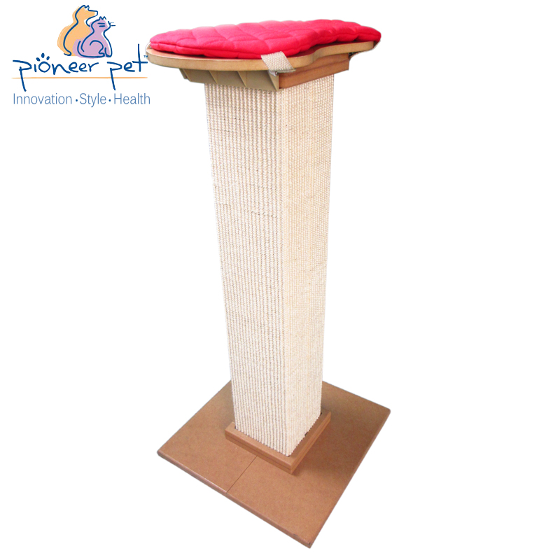 The Ulimate Scratching Post with Padded Quilted Perch
